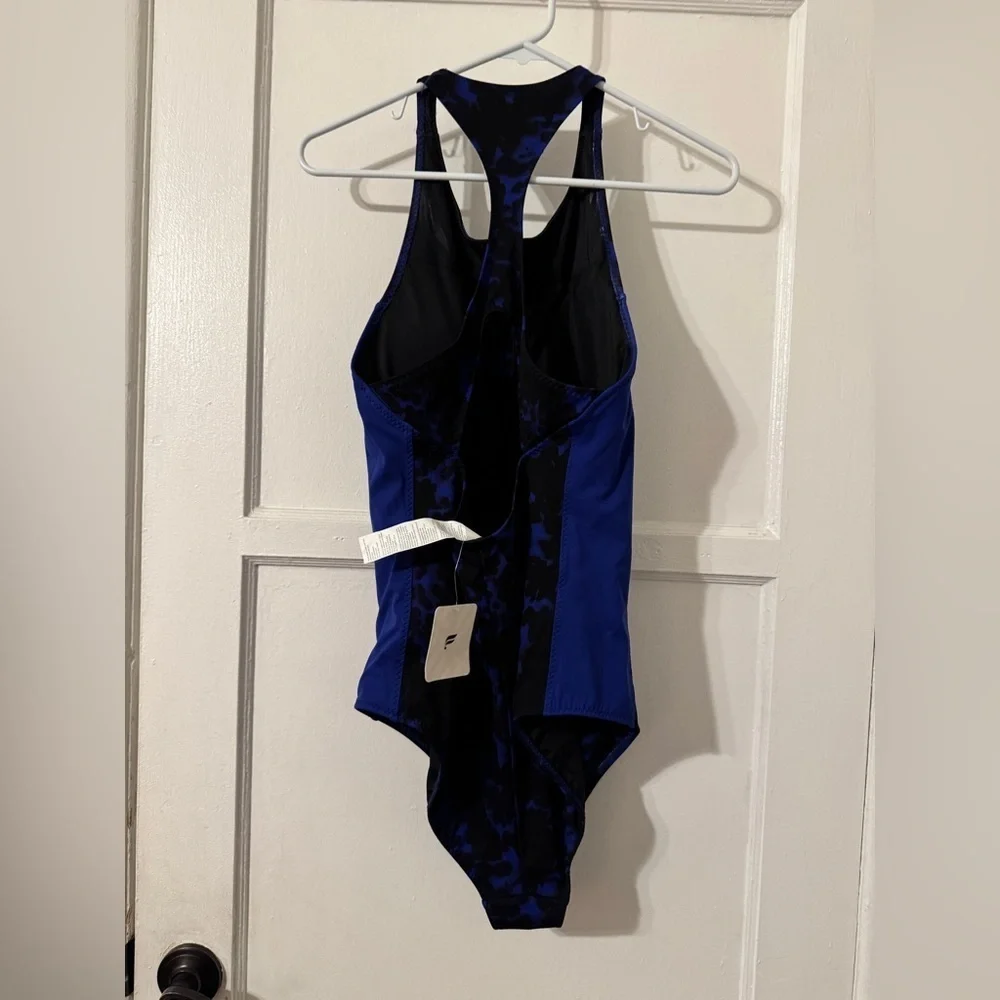 Fabletics High Tide Zip-Front One-Piece Swimsuit Sz XL